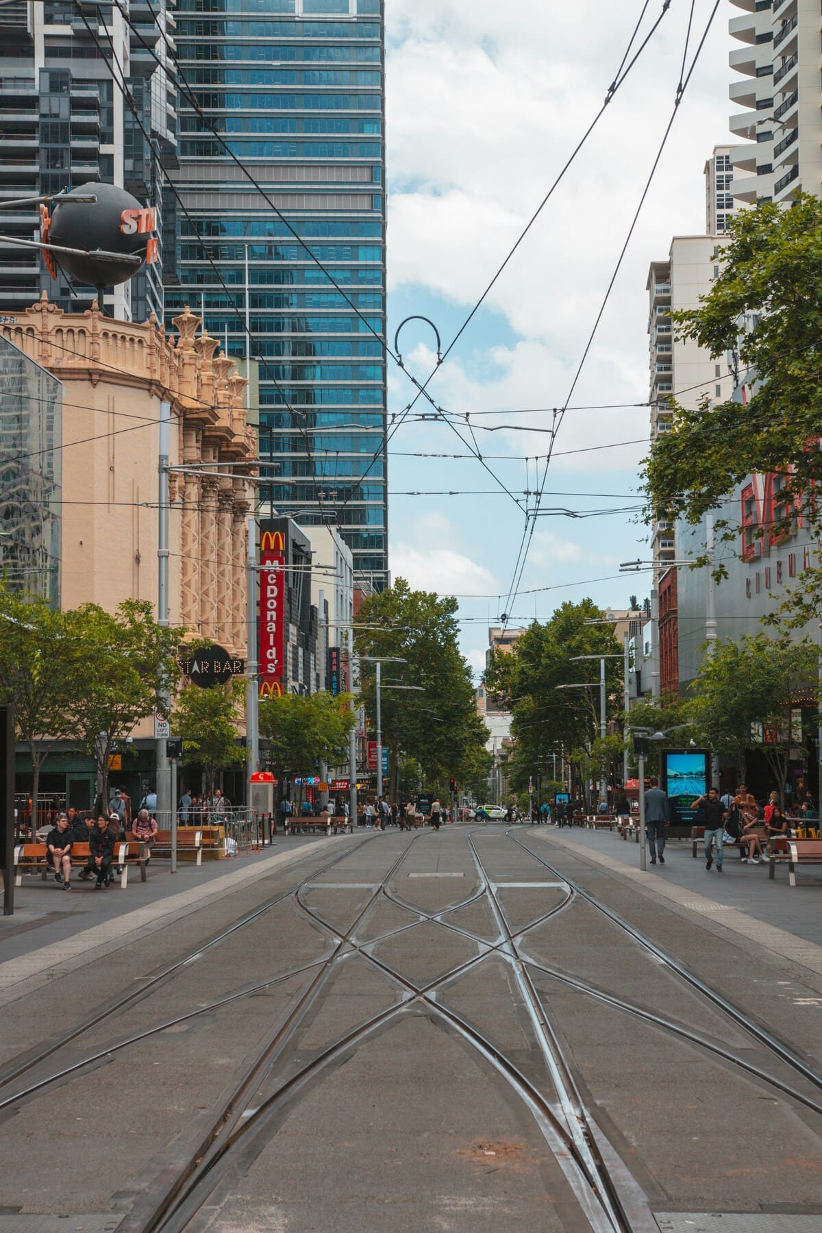 Cinema dreams spill onto the street.