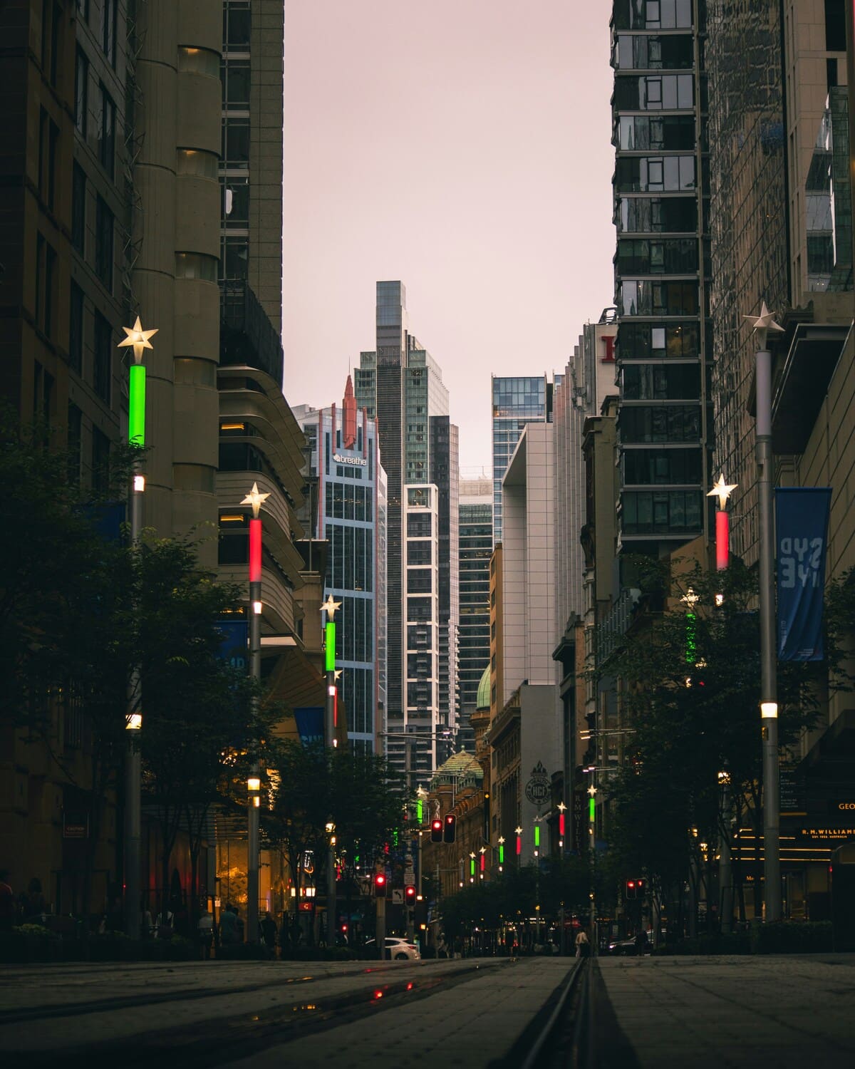 The golden hour transforms concrete into warmth.